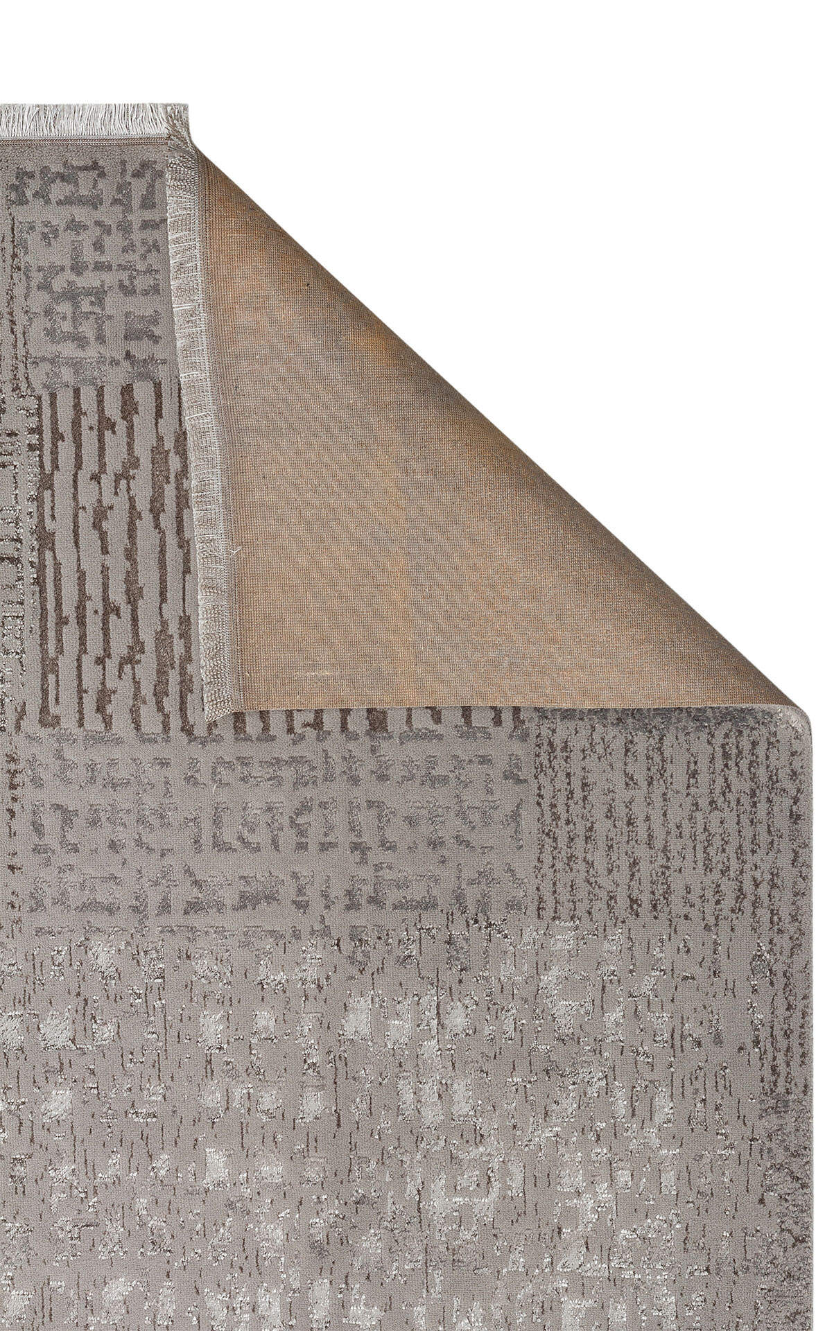 TOR 02 GREY - TORINO - Sık Dokuma Dökümlü Yere Oturan Hav Toz Vermez Yıkanabilir Kaymaz Tabanlı Modern Halı